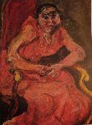 Woman in Pink Chaim Soutine
